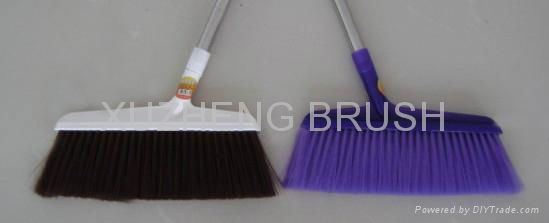 Plastic cleaning broom