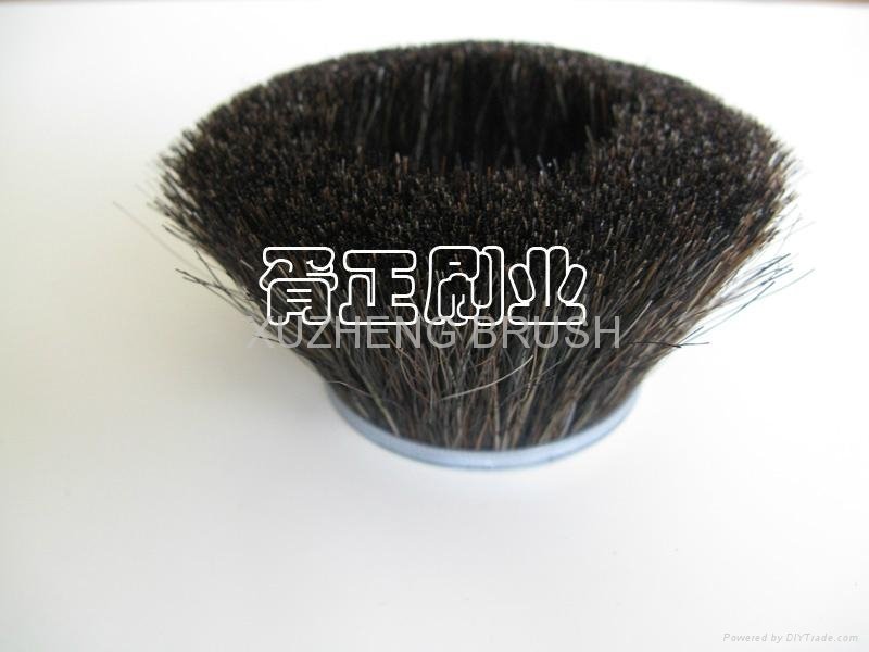 Horse hair vacuum cleaning Cup Shape Strip Brush 
