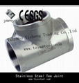 Stainless Steel Pipe Connect Tee Joint     3