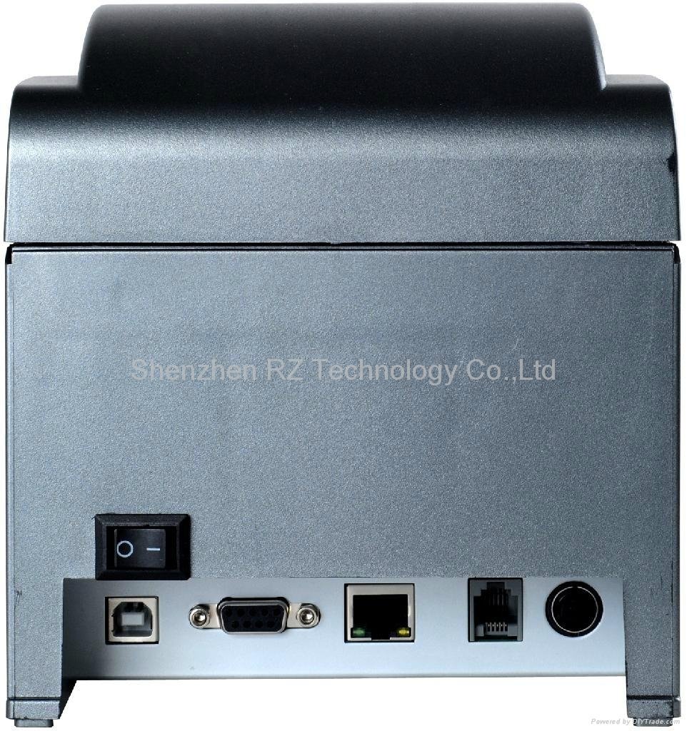  80mm thermal pos printer( Serial+USB+Lan) / 230mm/s pos terminal high speed   3