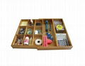 Bamboo drawer; Expandable Bamboo Drawer Organizer  1