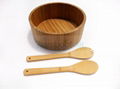 Bamboo salad bowl 4