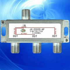 3way cable tv splitter 5-2400MHz