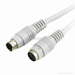 din plug to jack coaxial cable