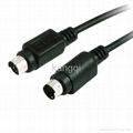 din plug to plug coaxial cable