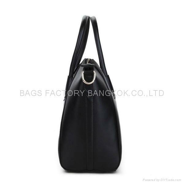 Genuine leather Lady hobos bag Black bags factory bangkok  2