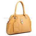 Wholesale handbag Genuine leather women shoulder bag Beige 2
