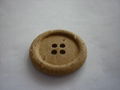 high quality wooden buttons metal