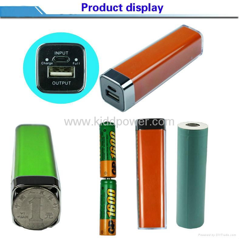 2600mah emergency universal chargers for promotion gifts! 2