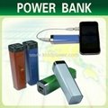 Hot Sale Item 2600mah Lipstick Pattern Fashionable Power Bank for Smart Phone 1