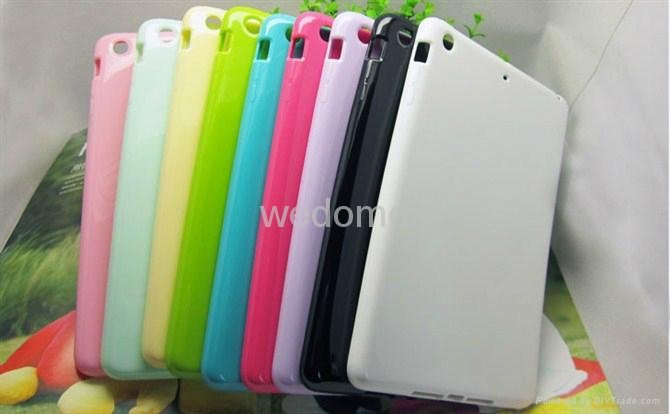 OEM ODM acceptable Ipad mini TPU case many colors for choose IPD-001 3