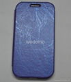 New Samsung galaxy i9500 leather case for S4 SAM-PB02 4