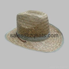 Promotional cowboy straw hat