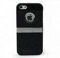 PU/genuine leather phone case/cover for iphone 5 1