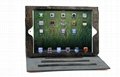 PU/genuine leather tablet case/cover for ipad 2