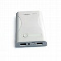 White 11200mah mobile phone charger portable power banks 4