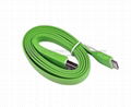 Two sided micro universal USB Cable for Iphone4/4s