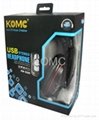 USB Stereo Headphone with Noice Cancelling Microphone (KOMC) KM-8300 4