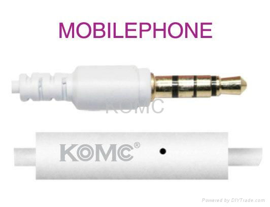 iPhone Stereo Earphone (KOMC) IP3000 2