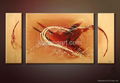 Canvas Arts Abstract Group Oil Paintings with Stretched Frame 2