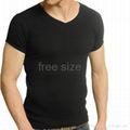 slim fit spandex t shirt  1