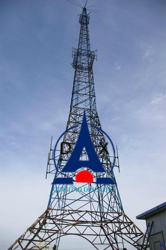 Telecommunication Steel Tower Angle Lattice Antenna Tower