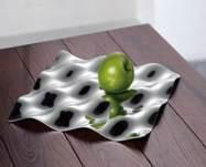 Stainless Steel Fruit Plate with Mirror Finish Durable Fruit Trays PT-704