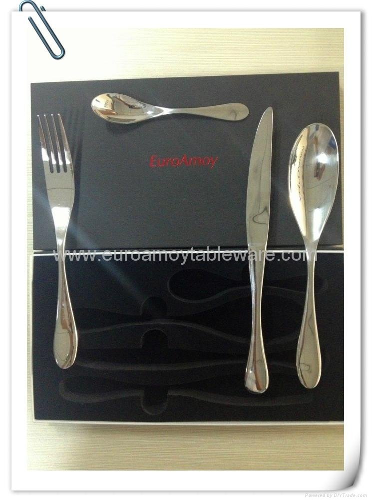 Stainless Steel Cutlery 4 pcs Flatware Sets with Mirror Finish CT-010 3