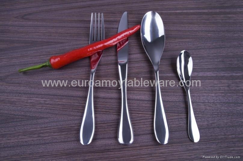 Stainless Steel Cutlery 4 pcs Flatware Sets with Mirror Finish CT-010 4