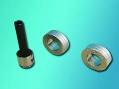 Pneumatic measuring head and counter gauges