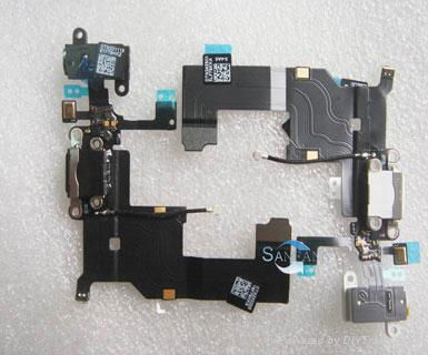 Charging Port With Flex Cable For iPhone 5