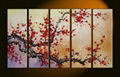 Chinese Flower Wall Decor Oil Painting