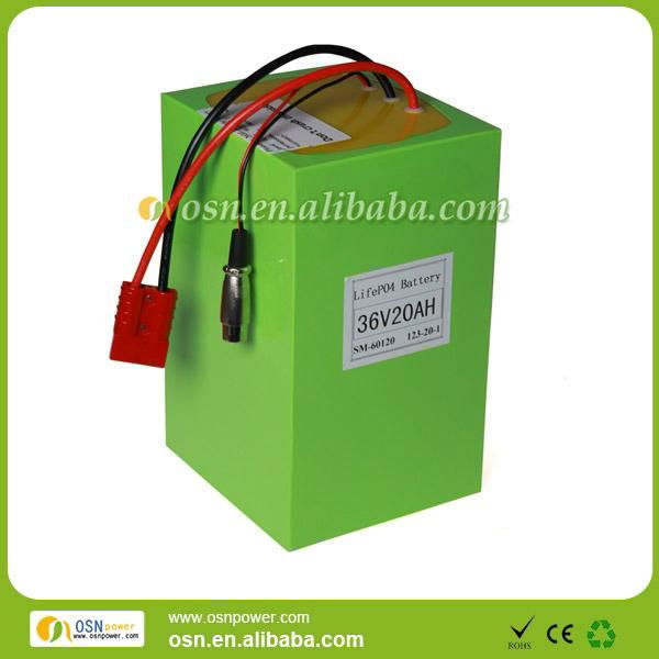 A123 Battery Pack 36V 20AH-12S1P For Electric Vehicle 2