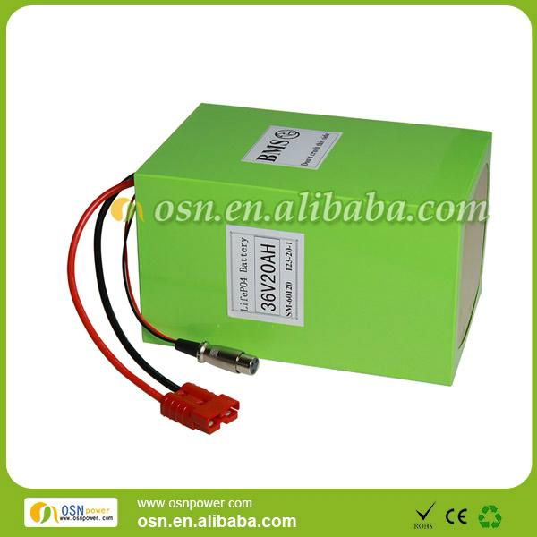 A123 Battery Pack 36V 20AH-12S1P For Electric Vehicle 4