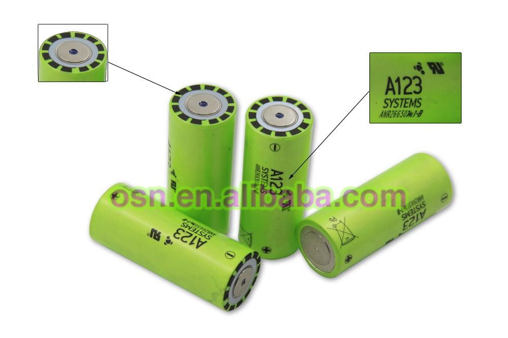 A123 26650 3.3V 2500mAh ANR26650M1B Battery  4