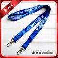 heat transfer lanyard with two metal hooks