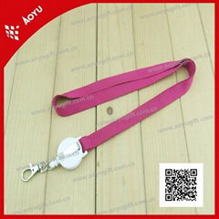 lanyard with retractable badge holder