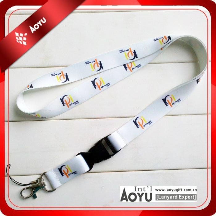promotional polyester lanyard with logo printed