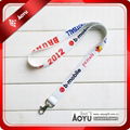 custom design polyester neck lanyard