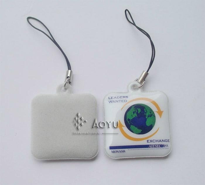 PVC mobile phone cleaner for promotion with custom shape   2