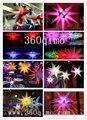 2013 Hot Inflatable Lighting Party Decoration  Spiky Star