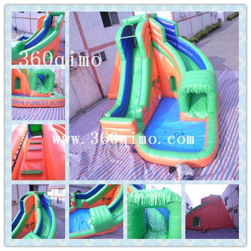 Custom Design Inflatable Slide , Wet/Dry Slide 4