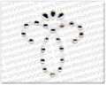 2013 Rhinestone Body Jewelry Tattoos