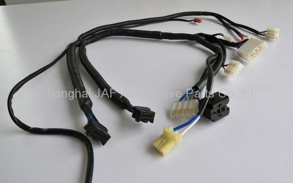 Automobile air-conditioning wire harness