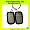 stainless steel dog tag with color printing 2