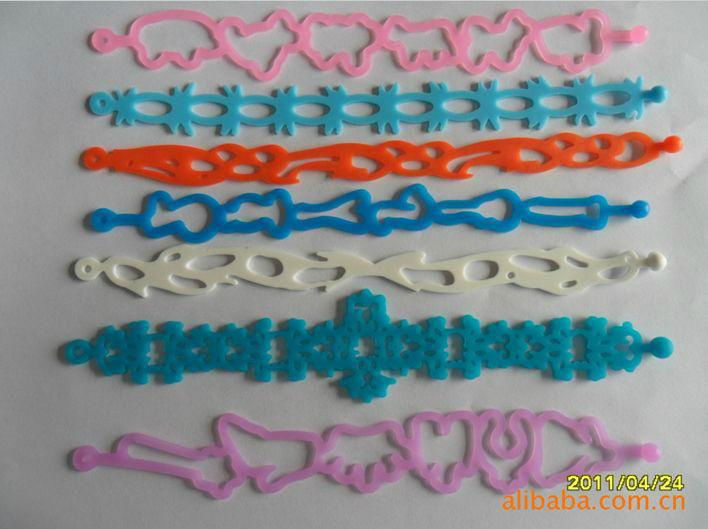 Silicone rubber bracelets silicone wristbands silicone bands 4