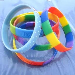 Silicone rubber bracelets silicone wristbands silicone bands