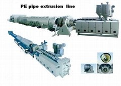 PE pipe production line