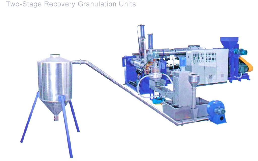 two-stage recycling granulation production line