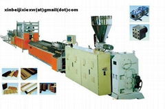 PVC proximate matter extrusion production line